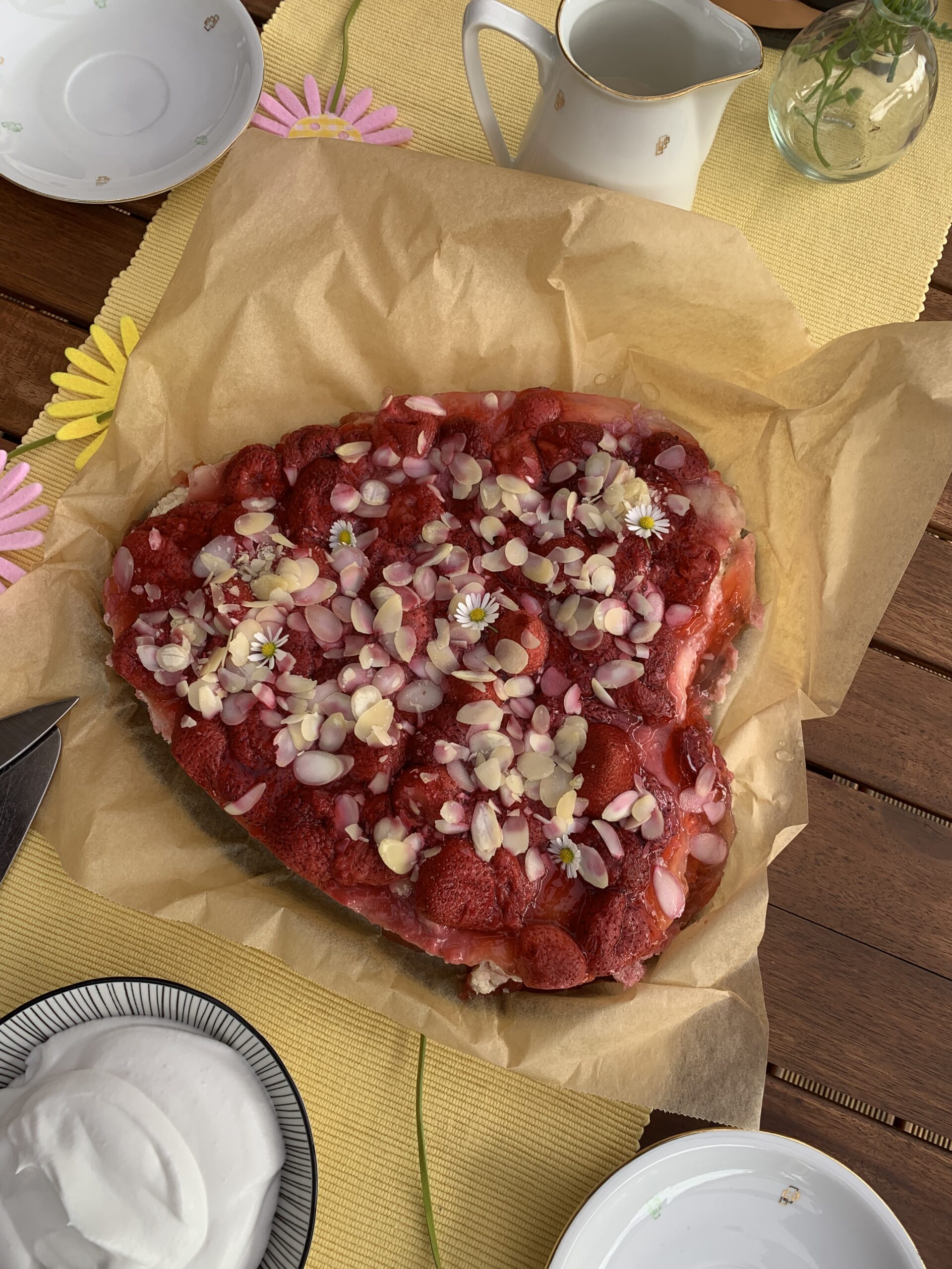 Erdbeerkuchen (vegan) erdbeerkuchen