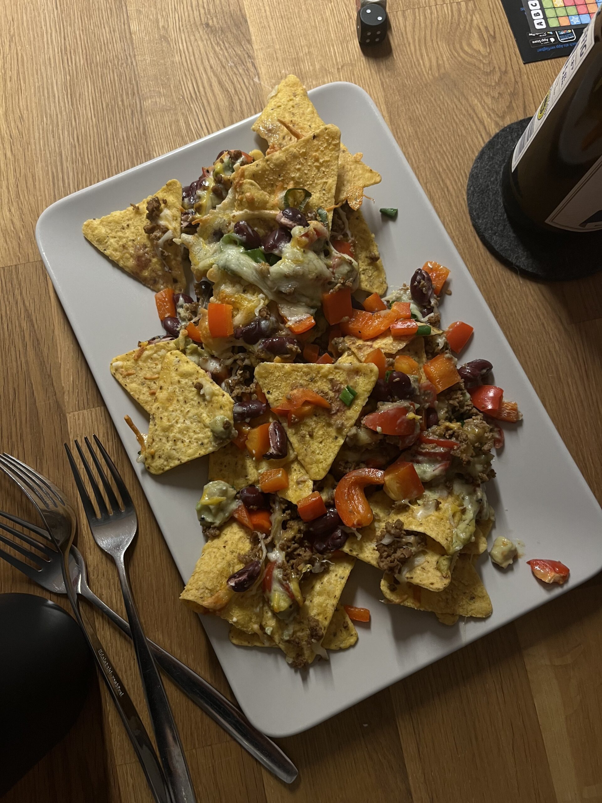 Überbackene Nachos nachos